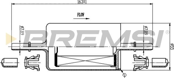 Bremsi FE0846 - Degvielas filtrs autospares.lv