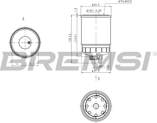 Bremsi FE0801 - Fuel filter www.autospares.lv