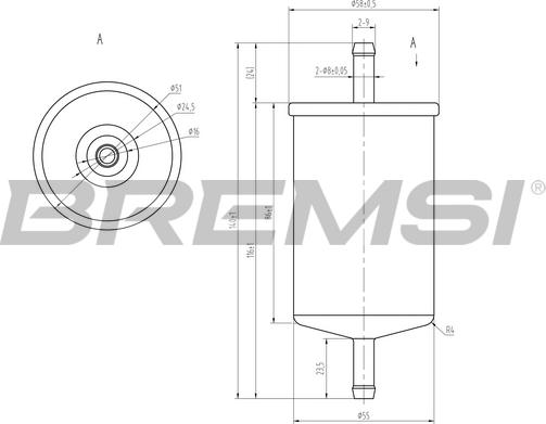 Bremsi FE0397 - Degvielas filtrs www.autospares.lv