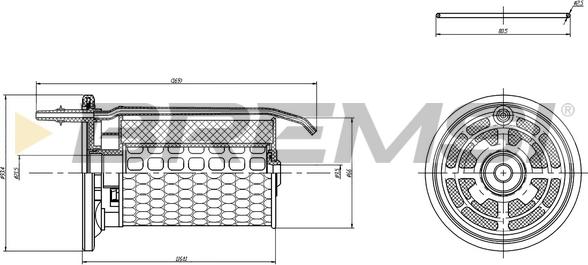 Bremsi FE0364 - Degvielas filtrs autospares.lv