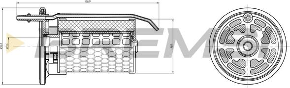 Bremsi FE0362 - Degvielas filtrs autospares.lv