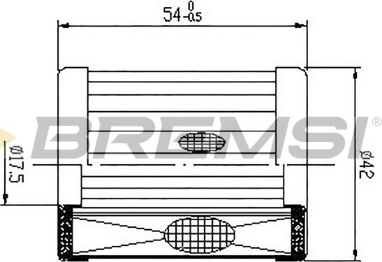 Bremsi FE0327 - Degvielas filtrs www.autospares.lv