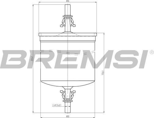 Bremsi FE1891 - Degvielas filtrs autospares.lv