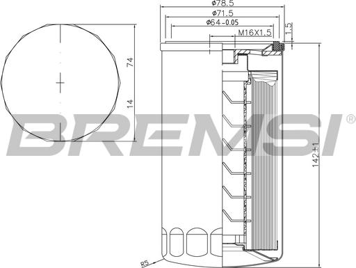 Bremsi FE1314 - Degvielas filtrs autospares.lv