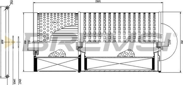 Bremsi FL1729 - Масляный фильтр www.autospares.lv