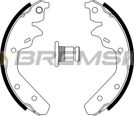 Bremsi GF4519 - Bremžu loku komplekts www.autospares.lv