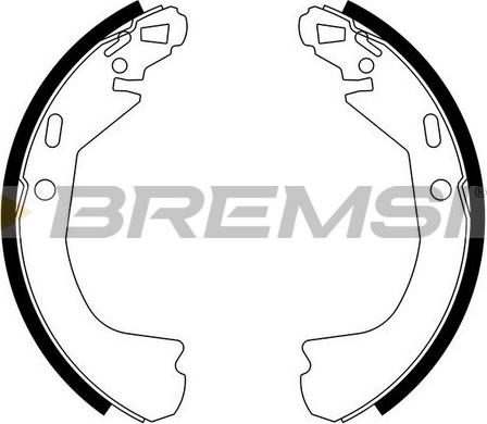 Bremsi GF4636 - Bremžu loku komplekts www.autospares.lv