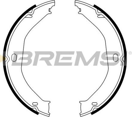 Bremsi GF4807 - Bremžu loku kompl., Stāvbremze www.autospares.lv