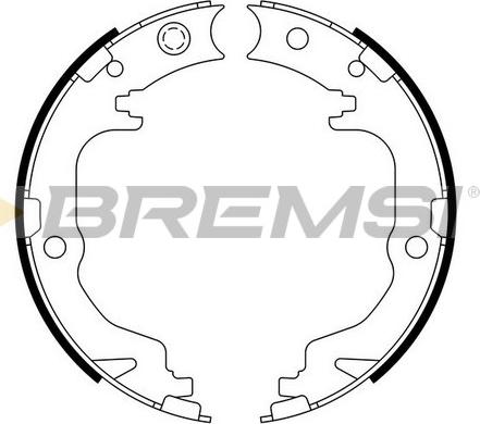 Bremsi GF4886 - Bremžu loku kompl., Stāvbremze www.autospares.lv