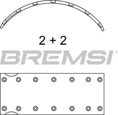 Bremsi GF0994 - Bremžu loku komplekts autospares.lv