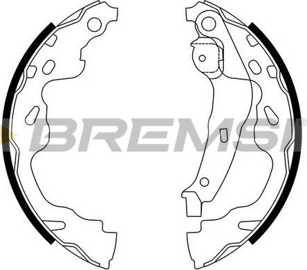 Bremsi GF0961 - Bremžu loku komplekts autospares.lv