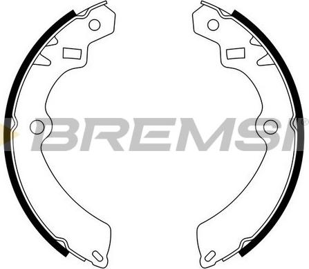 Bremsi GF0902 - Bremžu loku komplekts www.autospares.lv