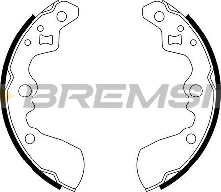 Bremsi GF0911 - Bremžu loku komplekts www.autospares.lv