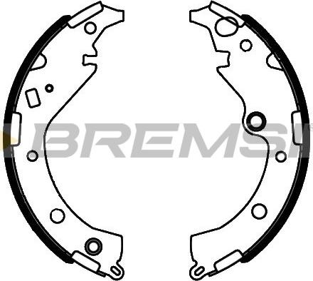 Bremsi GF0989 - Bremžu loku komplekts www.autospares.lv