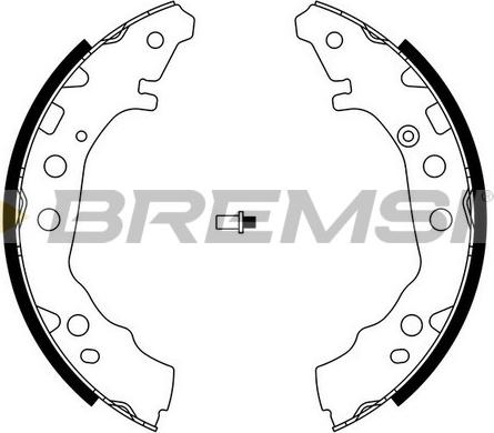 Bremsi GF0985 - Bremžu loku komplekts autospares.lv