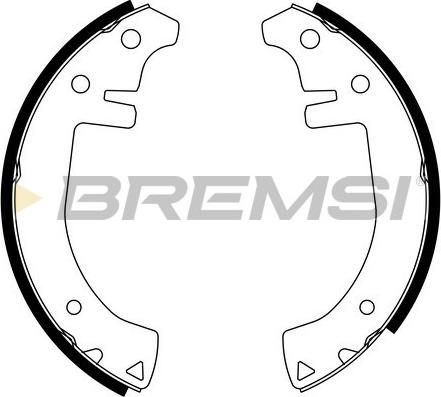 Bremsi GF0401 - Bremžu loku komplekts www.autospares.lv