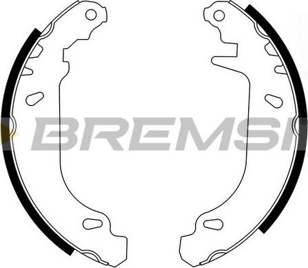 Bremsi GF0415 - Bremžu loku komplekts www.autospares.lv