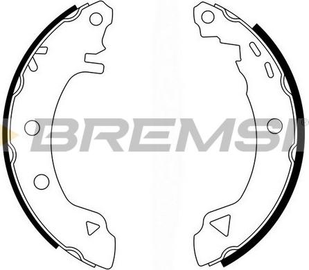 Bremsi GF0418 - Bremžu loku komplekts www.autospares.lv