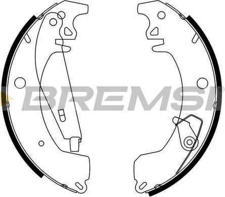 Bremsi GF0417 - Bremžu loku komplekts autospares.lv