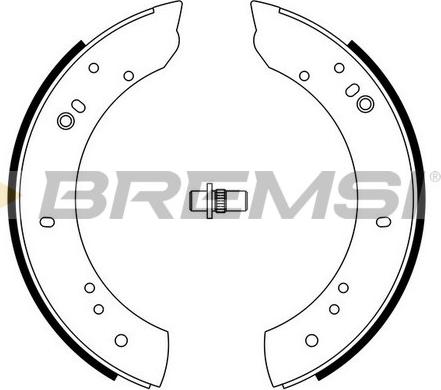 Bremsi GF0433 - Bremžu loku komplekts www.autospares.lv