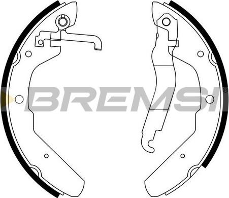 Bremsi GF0552 - Bremžu loku komplekts www.autospares.lv