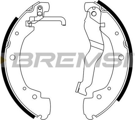 Bremsi GF0557 - Bremžu loku komplekts autospares.lv