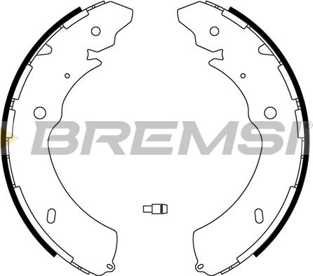 Bremsi GF0640 - Bremžu loku komplekts www.autospares.lv