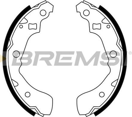 Bremsi GF0665 - Bremžu loku komplekts www.autospares.lv