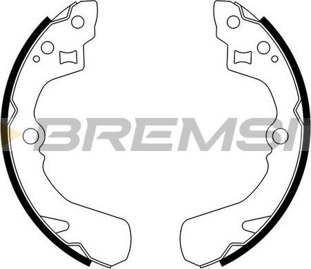 Bremsi GF0660 - Bremžu loku komplekts www.autospares.lv