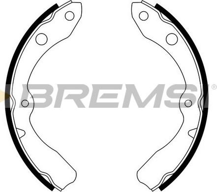 Bremsi GF0668 - Bremžu loku komplekts autospares.lv