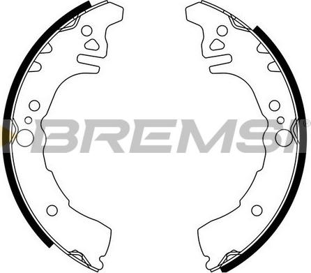 Bremsi GF0681 - Bremžu loku komplekts www.autospares.lv