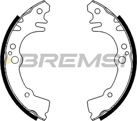 Bremsi GF0683 - Bremžu loku komplekts www.autospares.lv