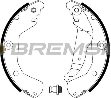 Bremsi GF0636 - Bremžu loku komplekts www.autospares.lv