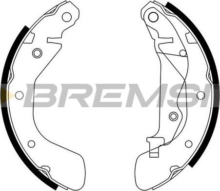 Bremsi GF0633 - Bremžu loku komplekts www.autospares.lv