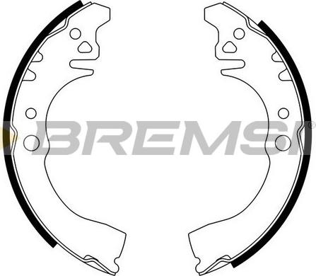 Bremsi GF0676 - Bremžu loku komplekts autospares.lv