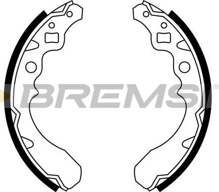 Bremsi GF0670 - Bremžu loku komplekts www.autospares.lv