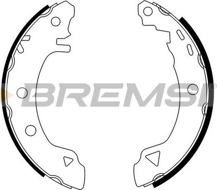 Bremsi GF0006 - Bremžu loku komplekts www.autospares.lv