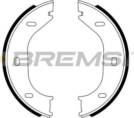 Bremsi GF0001 - Bremžu loku kompl., Stāvbremze autospares.lv