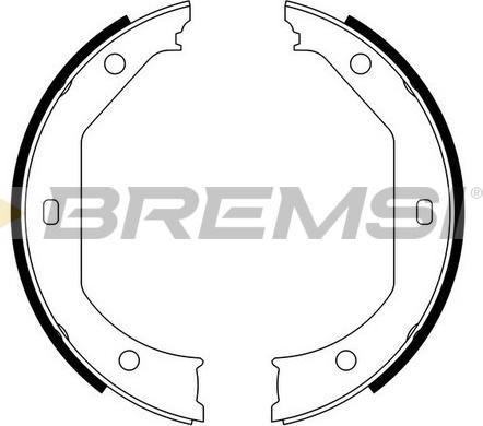 Bremsi GF0080 - Bremžu loku kompl., Stāvbremze www.autospares.lv