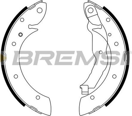 Bremsi GF0077 - Bremžu loku komplekts autospares.lv