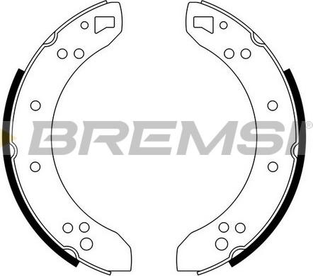 Bremsi GF0198 - Bremžu loku komplekts autospares.lv