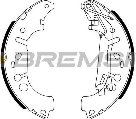 Bremsi GF0146 - Bremžu loku komplekts autospares.lv