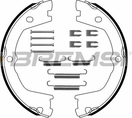 Bremsi GF0142-1 - Bremžu loku kompl., Stāvbremze www.autospares.lv