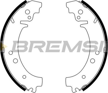 Bremsi GF0160 - Brake Shoe Set www.autospares.lv