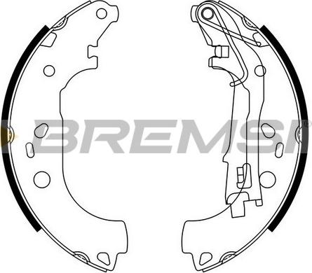 Bremsi GF0161 - Bremžu loku komplekts autospares.lv