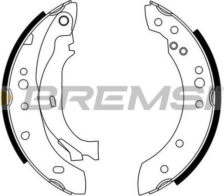 Bremsi GF0108 - Bremžu loku komplekts autospares.lv