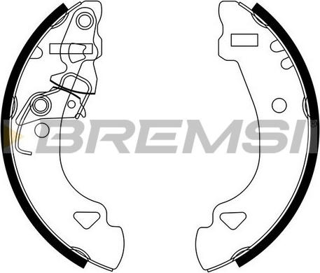 Bremsi GF0173 - Bremžu loku komplekts autospares.lv