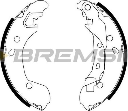 Bremsi GF0862 - Bremžu loku komplekts www.autospares.lv