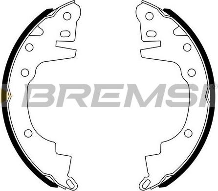 Bremsi GF0814 - Bremžu loku komplekts www.autospares.lv