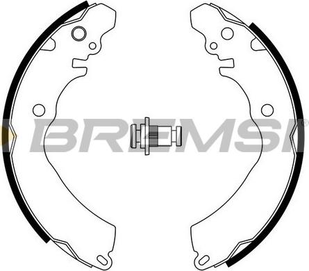 Bremsi GF0818 - Bremžu loku komplekts www.autospares.lv